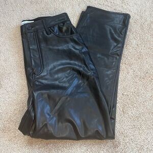 Abercrombie leather pants curve love